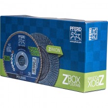 Set 10 disc lamelar PFERD POLIFAN PSF 125 Z-BOX Z60
